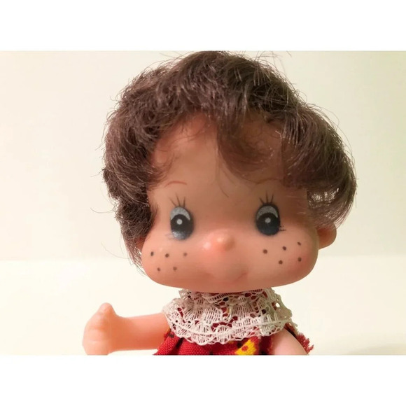 Vintage Sweet Things Woozie Doll Brunette Freckles 4 Inch Tall Doll - Picture 2 of 16